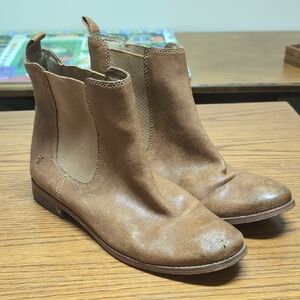Frye Tan Leather Boots